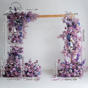<span class=keywords><strong>2025</strong></span> Hot Bán Sang Trọng Màu Tím Vòm Đám Cưới Hoa Sắp Xếp Nhân Tạo Hoa Cho Sân Khấu Tổ Chức Sự Kiện Lễ Trang Trí Nội Thất Thiết Lập - Product Image 6