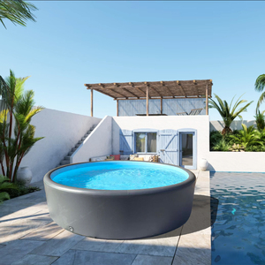 Piscina Inflable Comercial Súper Ventas, Gigante, de Alta Resistencia, Portátil, Plegable y de Tela de Doble Pared para Interiores - Product Image 5