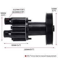 Pompe à eau en aluminium et fer pour Mercruiser Bravo 96-01 262 305 350 454 502 4.3L 5.0L 5.7L 6.2L 7.4L 8.2L