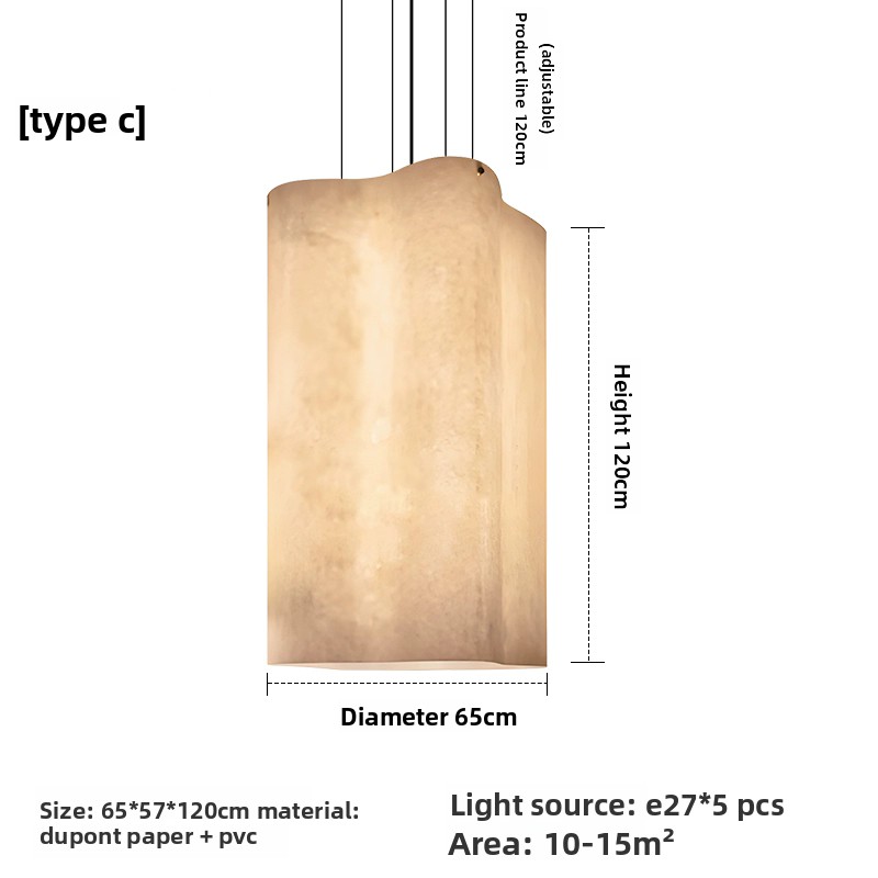 Type C - Diamètre 65CM - Lumière chaude à spectre complet
