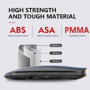 <span class=keywords><strong>Porte</strong></span>-bagages de toit en ABS 300L-480L personnalisé de style sport fabriqué en usine Mallette de rangement pour <span class=keywords><strong>porte</strong></span>-bagages Design sportif Coffres de toit pour voiture - Product Image 4