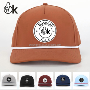 Prodotto di Tendenza 2026 Cappelli Personalizzati Non Strutturati a 5 Pannelli, Cappellini Trucker di Alta Qualità, Cappelli a Telaio Piatto con Cordoncino, Cappelli da Uomo di Design - Product Image 4