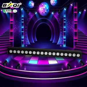 Projecteur <span class=keywords><strong>LED</strong></span> matriciel RVBW 18 pièces à effet mural arc-en-ciel coloré, contrôle DMX512, en aluminium, idéal pour discothèques et soirées, directement de l'usine - Product Image 2