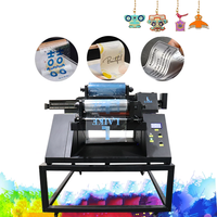 Imprimante UV DTF A3 A2 avec rouleau d'impression 8 couleurs, imprimante d'autocollants instantanée, machine UV pour film A3 AB, imprimante UV-DTF pour valises