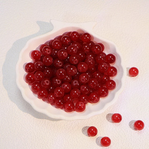 Großhandel 8mm Runde Mehrfarbige Kristallglas-Abstandsperlen Lose Lampwork-Schmuckperlen OPP-Beutel Modell <span class=keywords><strong>LLZ</strong></span> CN ZHE - Product Image 1