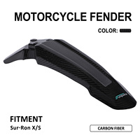 Garde-boue universel en fibre de carbone pour moto CRF YZ, fixation supérieure, pièces de performance améliorées 2024/2025/2026