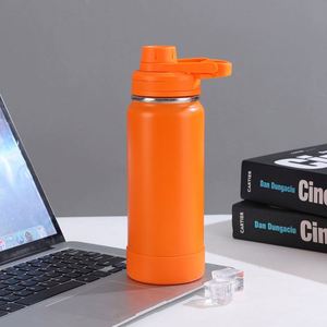 Termo Portátil Premium de Acero Inoxidable con Asa, Aislamiento Térmico de 12-24 Horas, con Tapa y Pajita, para Gimnasio, Senderismo y Viajes - Product Image 5