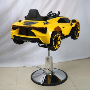 Sillón de Barbero Eléctrico Metálico de Dibujos Animados para Niños, Asiento Elevable para Salón de Peluquería, Novedad en Internet - Product Image 3