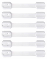 Kit d'épreuvage de sécurité multi-usages personnalisable de 18 pièces pour bébés, ensemble de loquets en plastique réglables pour portes d'armoires