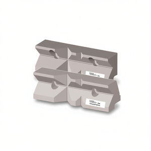 V-Jaw for Modular Vise 2-Piece <b>Set</b> Precision Machined Laboratory Clamps - Product Image 2