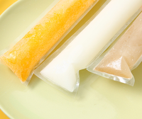 Personnalisé Imprimé Mat Transparent En Plastique Biodégradable Ziplock Sac D'emballage De Popsicle En Gros