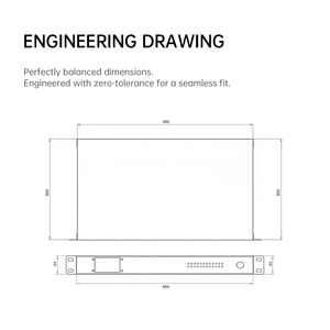 Caja de Servidor para Montaje en Rack de 19 Pulgadas 1U 2U 3U 4U, Chasis para Amplificador de Audio PCB de Escritorio, Fabricación de Cajas para Servidor de Montaje en Rack, IP54 - Product Image 6