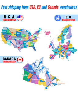 En Stock en EE. UU. y Canadá Lámpara Industrial LED High Bay con Certificación UL 150W 200W 300W 400W 500W Luz Colgante LED para Almacén Taller Fábrica - Product Image 2