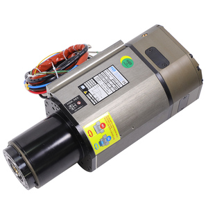 Moteur de broche synchrone triphasé HQD 5 axes GDL75Y-HSK63A-18Z/20 20Kw HSK63A à refroidissement par eau avec ATC et VFD pour fraisage HQD 5 - Product Image 3