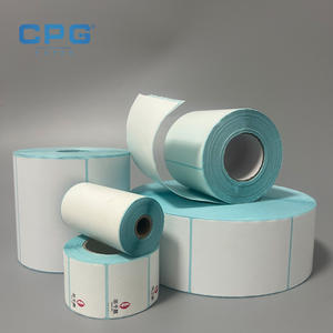 Suministro Directo de Fábrica, Muestra Gratuita, Papel de Etiquetas Térmicas en Blanco, Resistente al Aceite y al Fenol, para Almacenamiento en Frío y Uso en Exteriores - Product Image 1