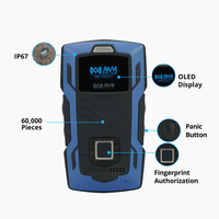 Sistema biométrico Gard Tour GPS en tiempo real con huella dactilar y Batería grande Material ABS para monitoreo de guardia Patrulla de seguridad en línea