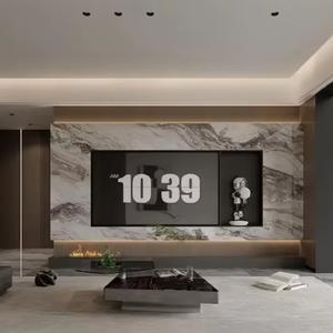 Sistema de Pared para TV Minimalista Moderno, Mueble de Almacenamiento Personalizado para Toda la Pared, Solución para Sala de Estar y Toda la Casa - Product Image 1