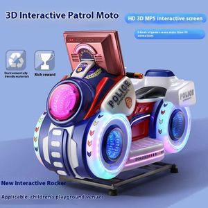 Nouvelles attractions électriques 3D pour enfants : moto et voiture à bascule, jeux à monnayeur de divers styles, vente directe usine pour supermarchés - Product Image 3