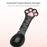 Ouvre-boîte créatif en forme de patte de chat, type levier, conception facile à ouvrir, accessoires de cuisine pour animaux de compagnie OEM