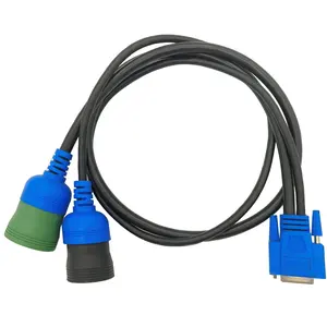 405048 db15 Plug to 6pin and 9 pin Y Deutsch Adapter 920mm Long Cable GPS Tracker ELD Cable HD10-6-96P HD16-9-1939S
