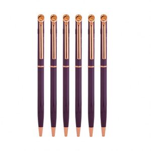 Promotional Resin <b>Top</b> Metal Ball Pen with Custom Printing Business Use Engraving logo - Product Image 2