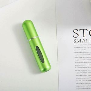 <b>Mini</b> 5Ml Aluminum Glass Atomizer Empty Travel <b>Spray</b> Refillable Fine Mist <b>Spray</b> <b>Bottle</b> Custom Color Custom Logo Essential Oils - Product Image 5