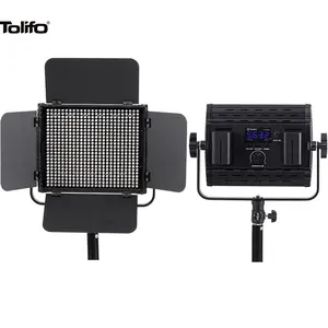 Tolifo HS-600MB PRO 600 LED 3200K-5600K Bi-color Photo Panel LED Video Light For Studio Photography Lighting