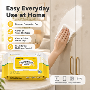 Mejor Opción: Toallitas de Limpieza y Mantenimiento 2 en 1 con <span class=keywords><strong>Cera</strong></span> de <span class=keywords><strong>Carnauba</strong></span> y Factor de Limpieza APG Rápido para Puertas de Gabinetes - Product Image 2