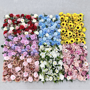 Tissu 3D 5D personnalisé tissu enroulable soie artificielle rose pivoine <span class=keywords><strong>fleurs</strong></span> panneau de fond mural mariage décor mur de <span class=keywords><strong>fleurs</strong></span> artificielles - Product Image 3