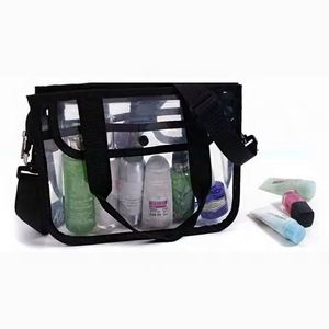 Cosmetic <b>Cases</b> Organizer Wash Travel Organizer PVC Cosmetic Bag <b>Makeup</b> Pouch Women Shoulder Toiletry Bag - Product Image 4