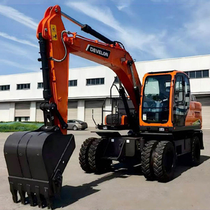 Oferta Especial: Excavadora de Ruedas Develon DX150WE DX150W de 15 Toneladas para Movimiento de Tierras y Construcción con Cucharón de 0.57m³ - ¡En Stock para Venta! - Product Image 1