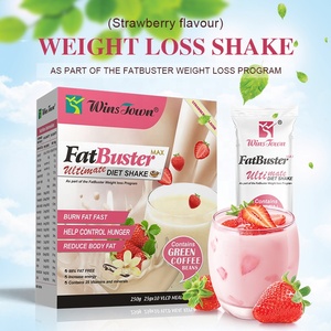 Poudre Protéinée Minceur Sans Gluten Saveur Fraise <span class=keywords><strong>pour</strong></span> Remplacement de Repas, Brûleur de Graisse, <span class=keywords><strong>Shake</strong></span> Diététique Marque Blanche - Product Image 1