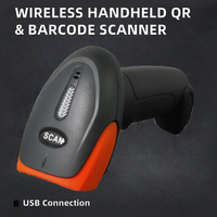 Lecteur de codes-barres 2D portable industriel HBS-200 CMOS Lecteur de codes QR portable USB Détection automatique Décodage haute vitesse Stock de vente au détail