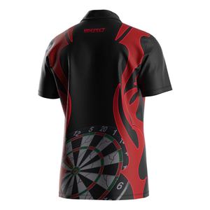 T-shirts décontractés personnalisés à séchage rapide avec boutons, chemises sublimées, polos personnalisés, chemises boutonnées à motifs Dart - Product Image 4