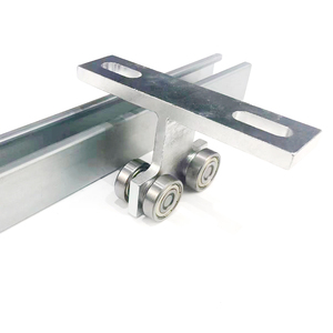 Accessoires <span class=keywords><strong>pour</strong></span> cloisons murales pliantes suspendues, roulement à billes en acier, norme ASTM, fermeture douce, <span class=keywords><strong>chariot</strong></span> coulissant <span class=keywords><strong>pour</strong></span> armoire - Product Image 2
