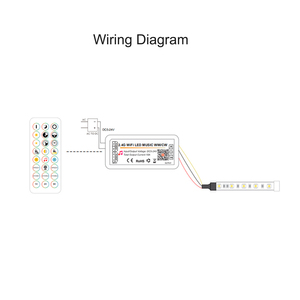 Mới nhất tuya <span class=keywords><strong>Wifi</strong></span> RF 24 keys Dimmer thời gian DIY Nhiệt độ màu Led điều khiển cho CCT dải ánh sáng - Product Image 5