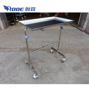 BSS001 चिकित्सा ऑपरेटिंग कमरे में साधन स्टेनलेस स्टील सर्जिकल मेयो टेबल ट्राली - Product Image 6