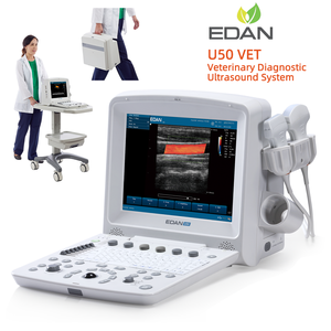 Échographe vétérinaire portable EDAN U50 VET, technologie Doppler FTL, écran tactile, alimentation électrique, fabrication en métal et plastique - Product Image 2