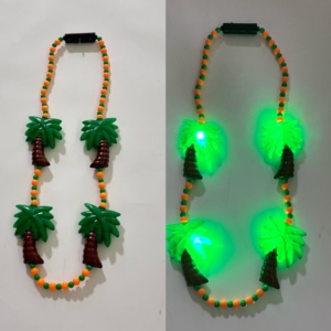 Bán buôn LED hạt Vòng Cổ Ánh sáng-up cây dừa thiết kế Mardi Gras Đảng ủng hộ - Product Image 2