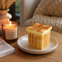 Pain de mie réaliste en PU souple - Jouet anti-stress à remontée ultra-lente