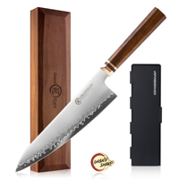 Grandsharp Kitchen Chefsmessenset Japanse ZDP189 staal Santoku Nakiri Utility Schilmesjes Natuurlijk Afrikaans Mkuruti houten handvat