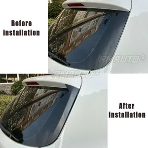 Aileron latéral de fenêtre arrière noir brillant Canards Splitter pour VW Tiguan MK1 2007 2008 2009 2010 2011 2012-2016/pour MK2 2017+ - Product Image 1