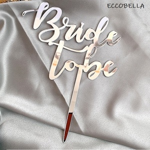 Sposa <span class=keywords><strong>per</strong></span> essere acrilico Cake <span class=keywords><strong>Topper</strong></span> <span class=keywords><strong>per</strong></span> la doccia nuziale e la festa di nozze fornisce <span class=keywords><strong>torta</strong></span> accessori forma numeri - Product Image 6