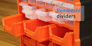 64 çekmeceli plastik küçük çekmeceli saklama dolabı çekmece donanım araçları kutuları depolama organizasyon aracı - Product Image 5