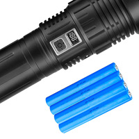 Lampe torche de camping rechargeable SA-890S, zoom, longue portée, haute capacité, étanche, multifonction