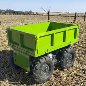 Véhicule agricole autonome, mini-dumper électrique télécommandé, <span class=keywords><strong>brouette</strong></span> motorisée 500 kg, <span class=keywords><strong>brouette</strong></span> motorisée auto-chargeante - Product Image 3