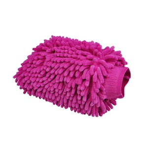 Toalla suave para manos de coche, guante de limpieza de coche de chenilla de microfibra, limpiador de guantes, 20x26cm, 125g, bolsa Opp para lavado de coches + cartón o personalizado - Product Image 3