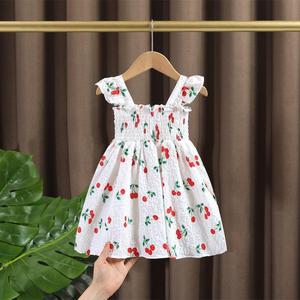 Vestito Estivo per Bambine Lavorato all'<span class=keywords><strong>Uncinetto</strong></span>, Nuovo Stile Occidentale Senza Maniche con Motivi Floreali, Abito da Principessa per Bambine Piccole - Product Image 2