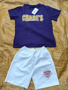 Children's Two-piece Set with T-shirt and Pants Polyester/Cotton All Seasons Mixed Size <strong>Cute</strong> <strong>Clothing</strong> - Product Image 5