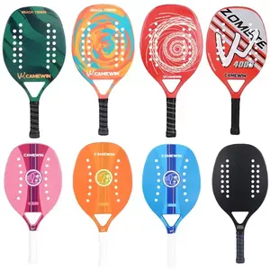 Klassische Kohle faser Padel Beach Tennis schläger Soft EVA Factory Günstige Beach Tennis Schläger Set